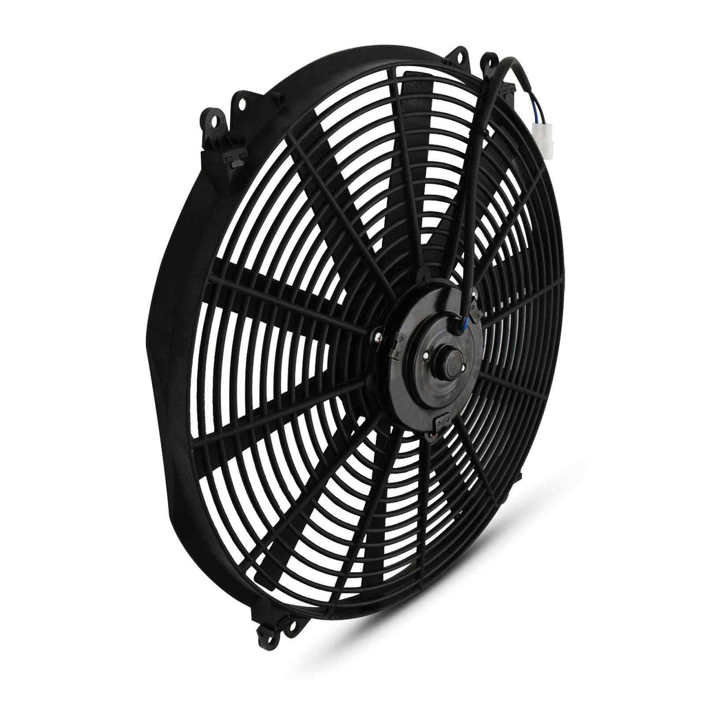 Coppia di Ventole 16" a Pale Diritte 12V 80W Universali - foto 2
