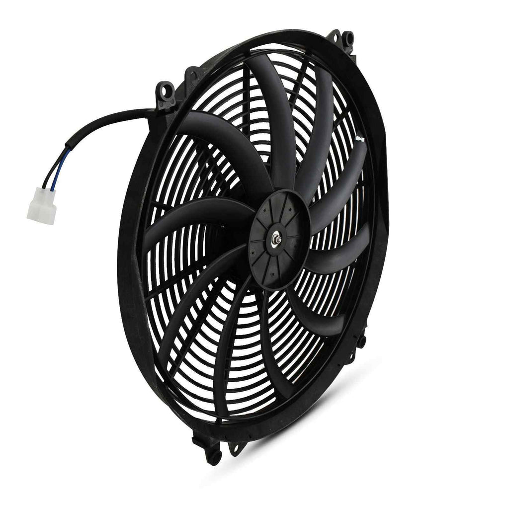 Ventola 16" a Pale Curve 12V 80W Universale - foto 2