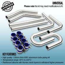 Kit Tubi Rigidi in Alluminio per Intercooler Universale - foto 3