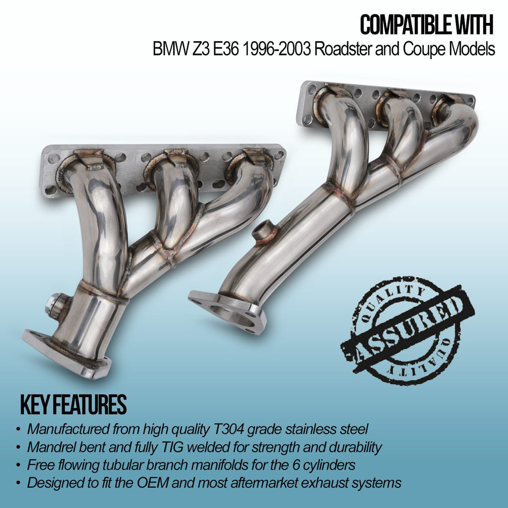 Collettori di Scarico BMW Z3 E36 2.0 2.5 2.8 3.0 6 Cilindri 96-03 - foto 3