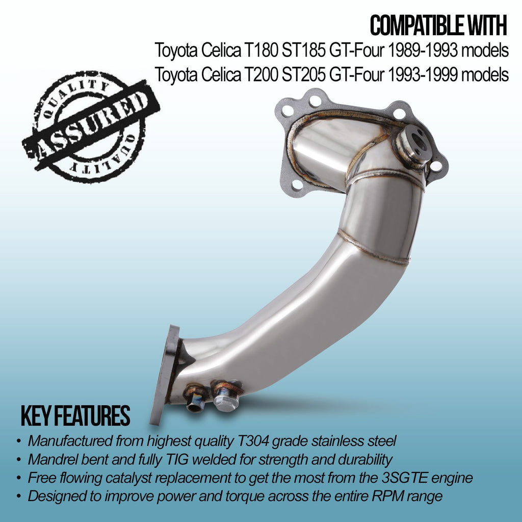Downpipe Decat 3" Toyota Celica ST185 ST205 GT-Four 89-99 - foto 3