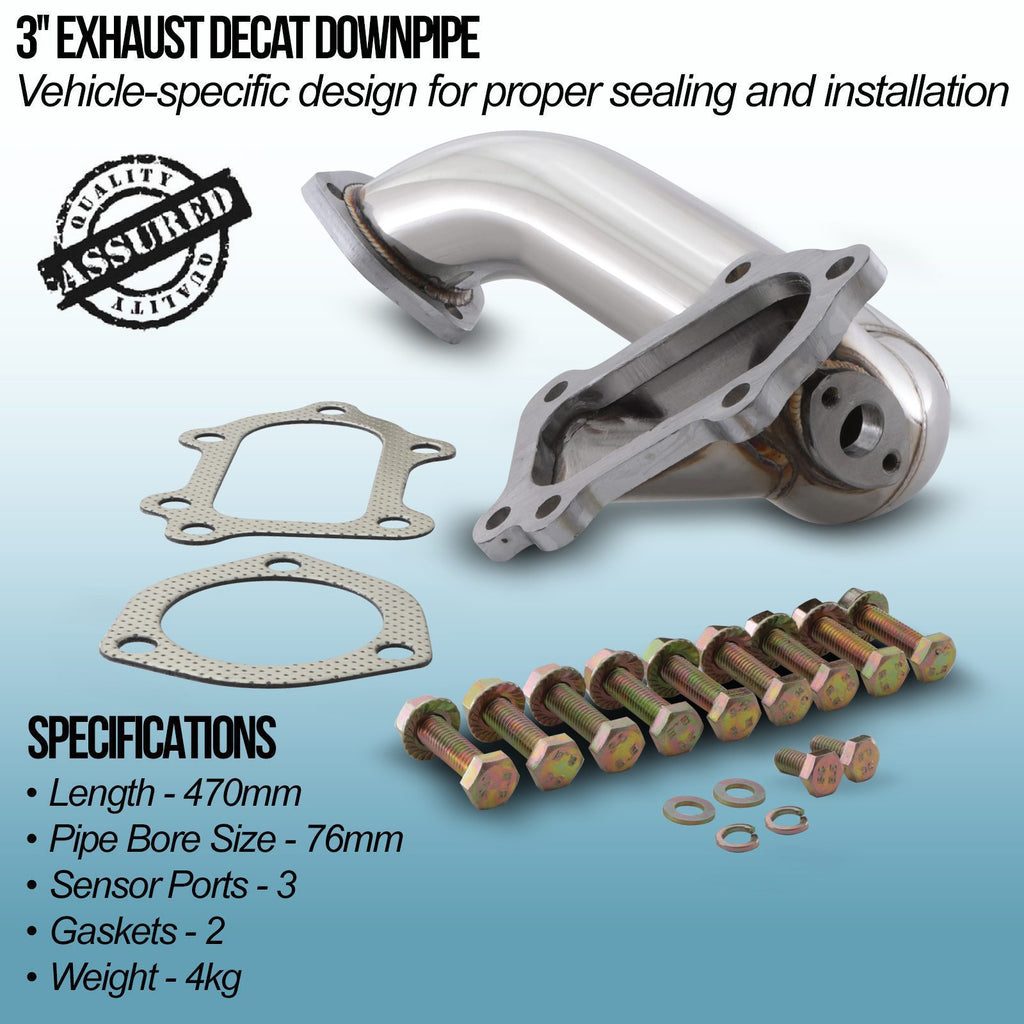Downpipe Decat 3" Toyota Celica ST185 ST205 GT-Four 89-99 - foto 2