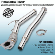 Downpipe Decat 3" Audi A3 8P 2.0 TFSI 03-13