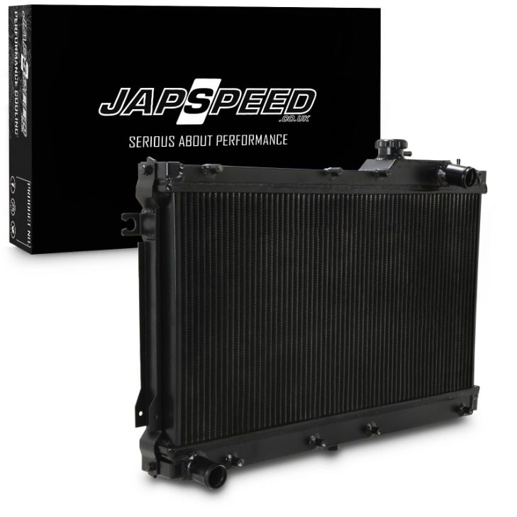 Radiatore Sportivo in Alluminio Nero Mazda MX5 NA MK1 1.6 1.8 90-98