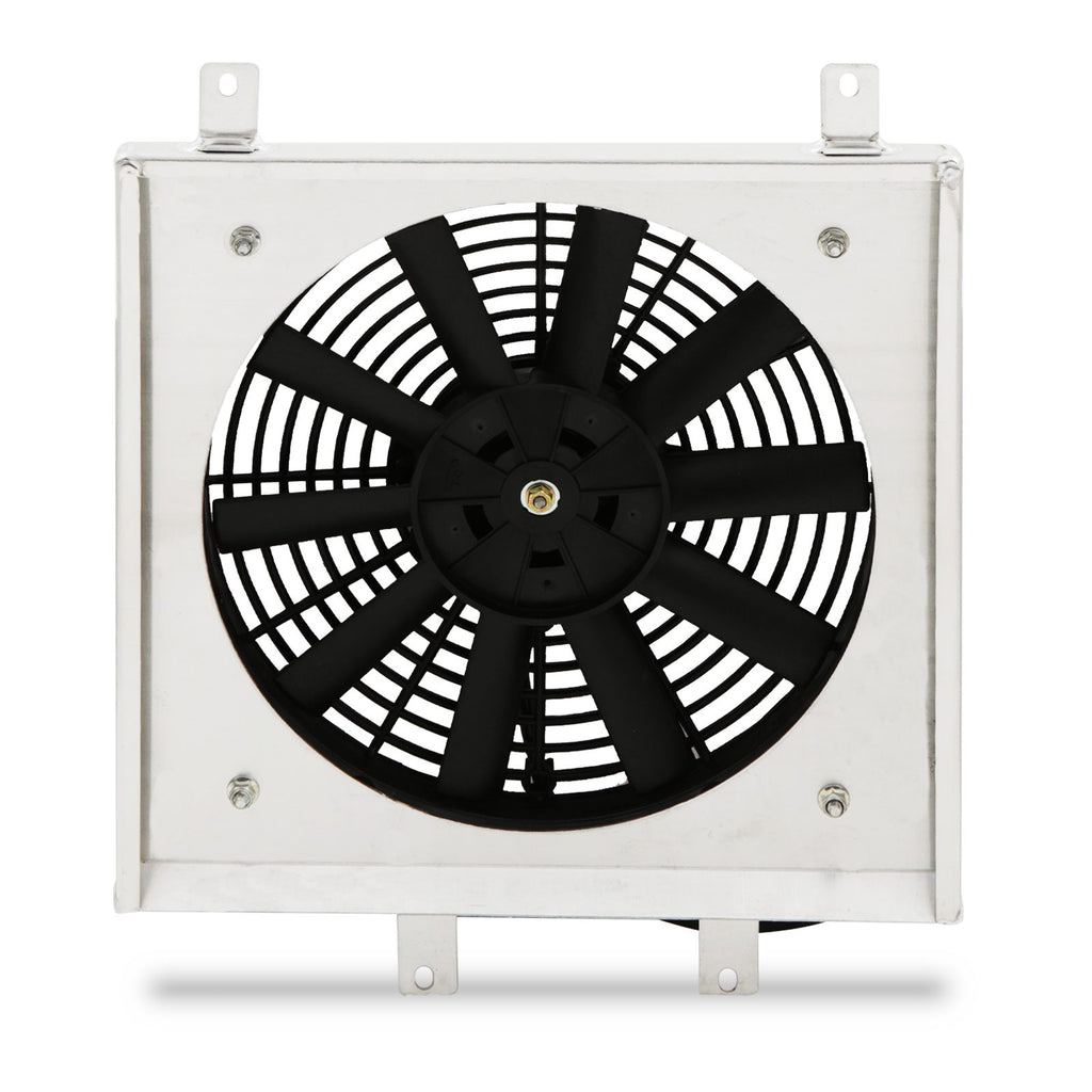 Radiatore Maggiorato in Alluminio 42mm con Kit Ventola e Convogliatore Honda Civic EF EG EK 88-00 - foto 7