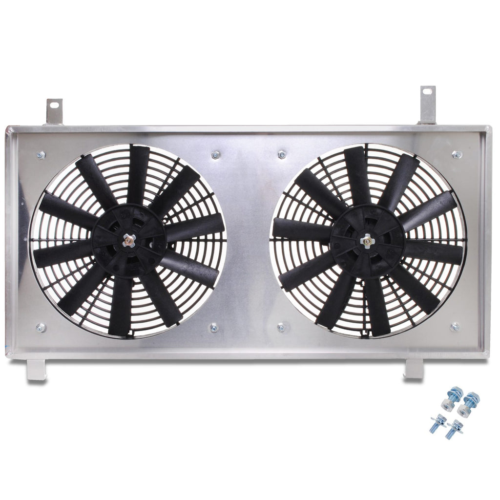 Radiatore Universale in Alluminio 11" con Doppia Ventola