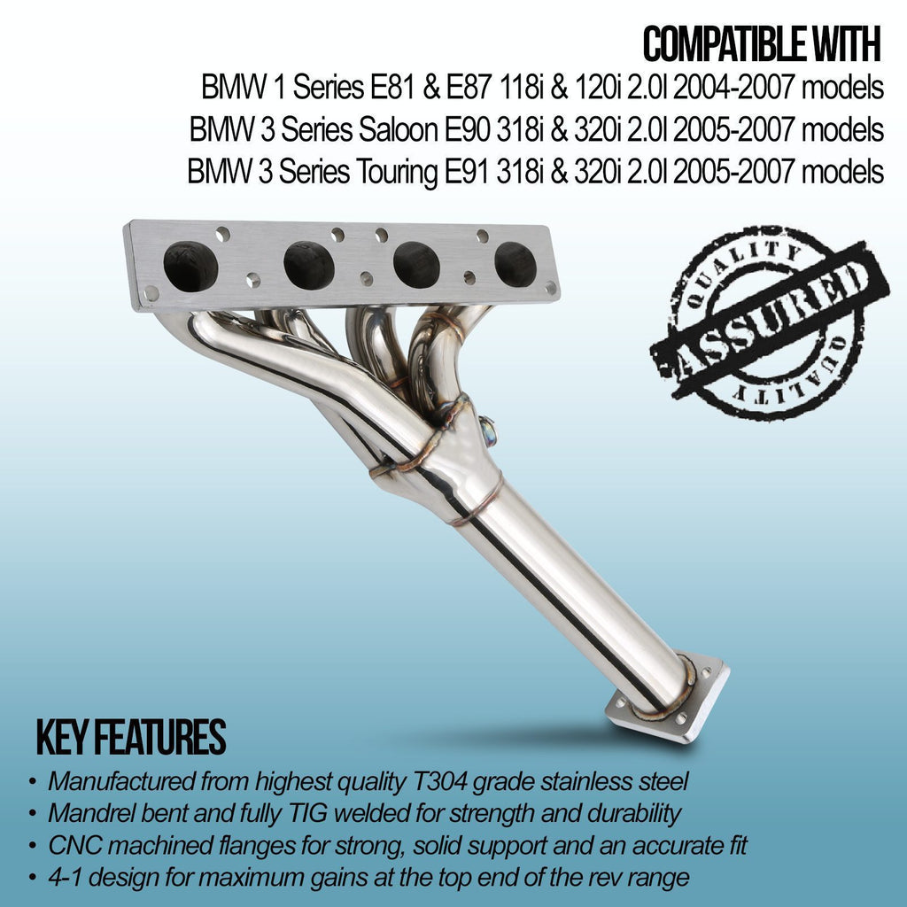Collettore di Scarico Decat BMW Serie 1 / 3 E87 E90 E91 2.0 N46 04-07 - foto 3