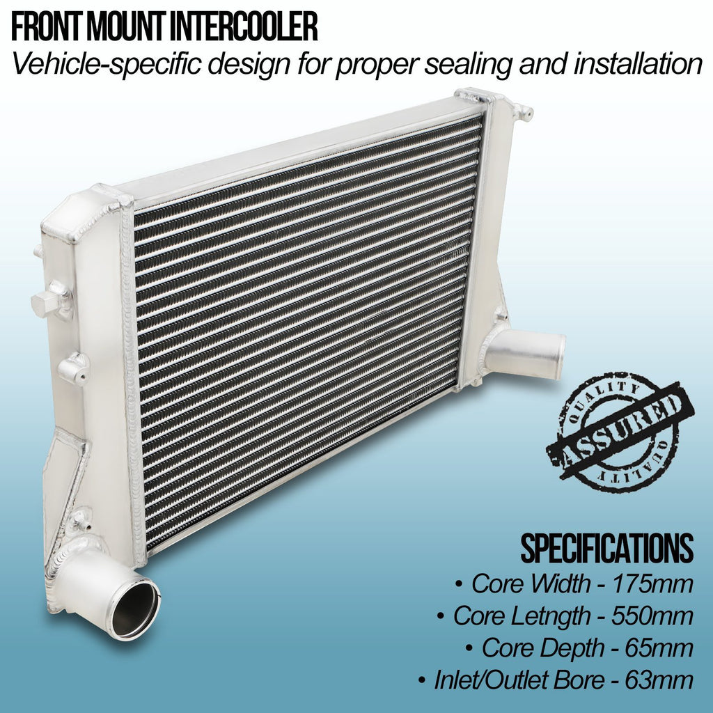 Kit Intercooler Maggiorato Frontale Seat Leon Cupra 2.0T 05-12 - foto 2