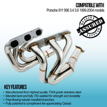 Collettori di Scarico Porsche 911 996 Non Turbo 3.4 3.6 99-04