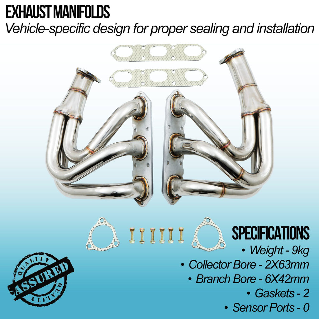 Collettori di Scarico Porsche 911 996 Non Turbo 3.4 3.6 99-04