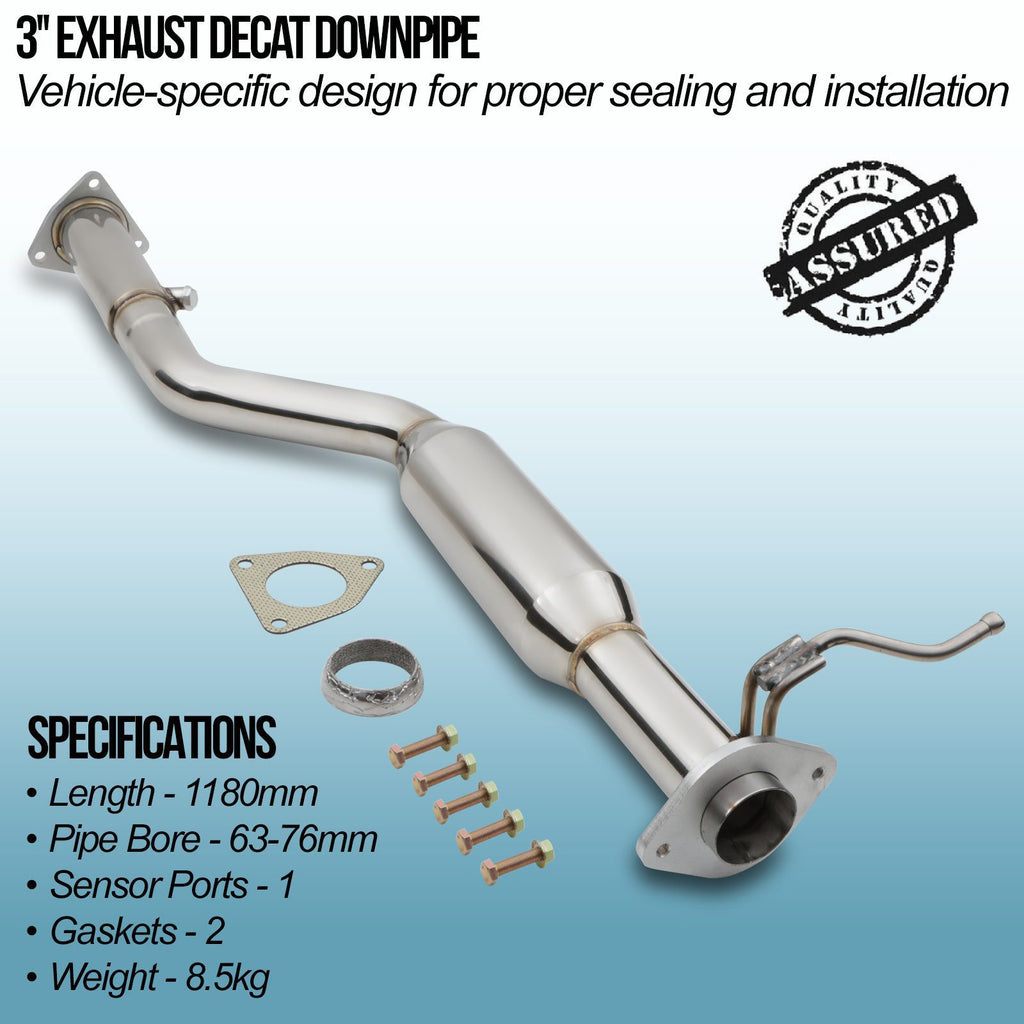 Downpipe Decat 2.75" Mazda RX-8 1.3 03-12