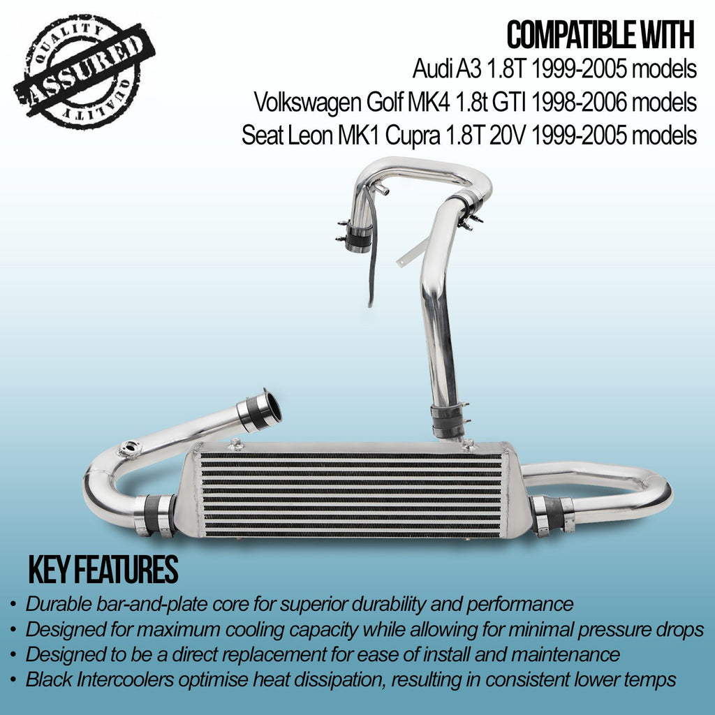 Kit Intercooler Maggiorato Frontale Volkswagen Golf Mk4 GTI 1.8T 98-06 - foto 3