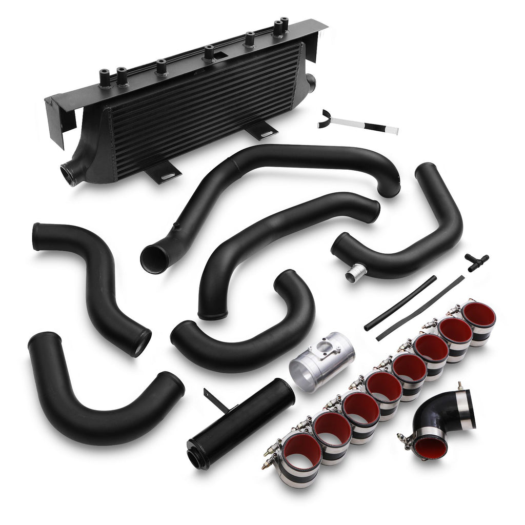 Kit Intercooler Frontale Nero Subaru Impreza GDA WRX STI 01-07 - foto 3