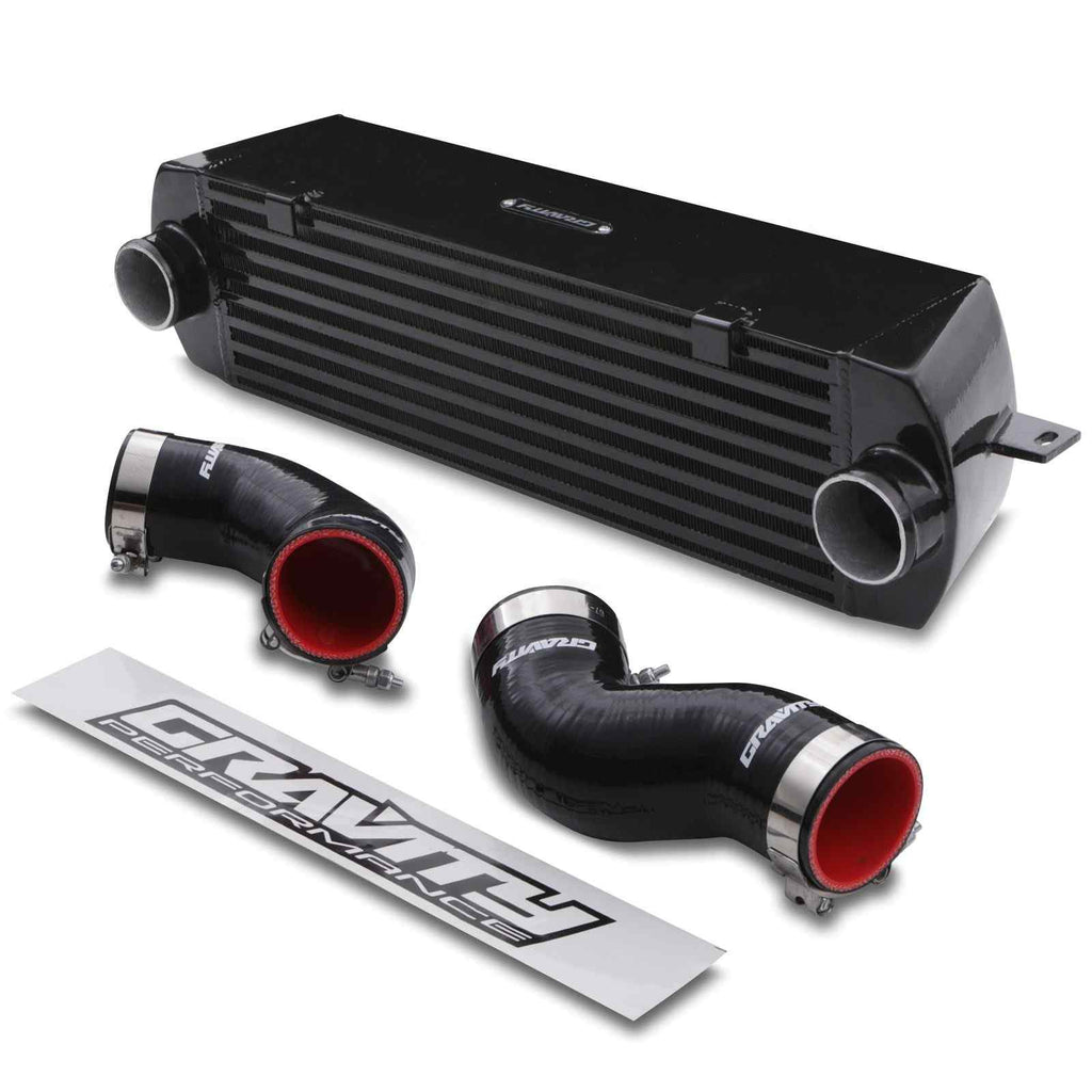 Intercooler Maggiorato Frontale Nero BMW Serie 1 / Serie 3 E82 E88 135i E90 E92 335i 06-10 - foto 2