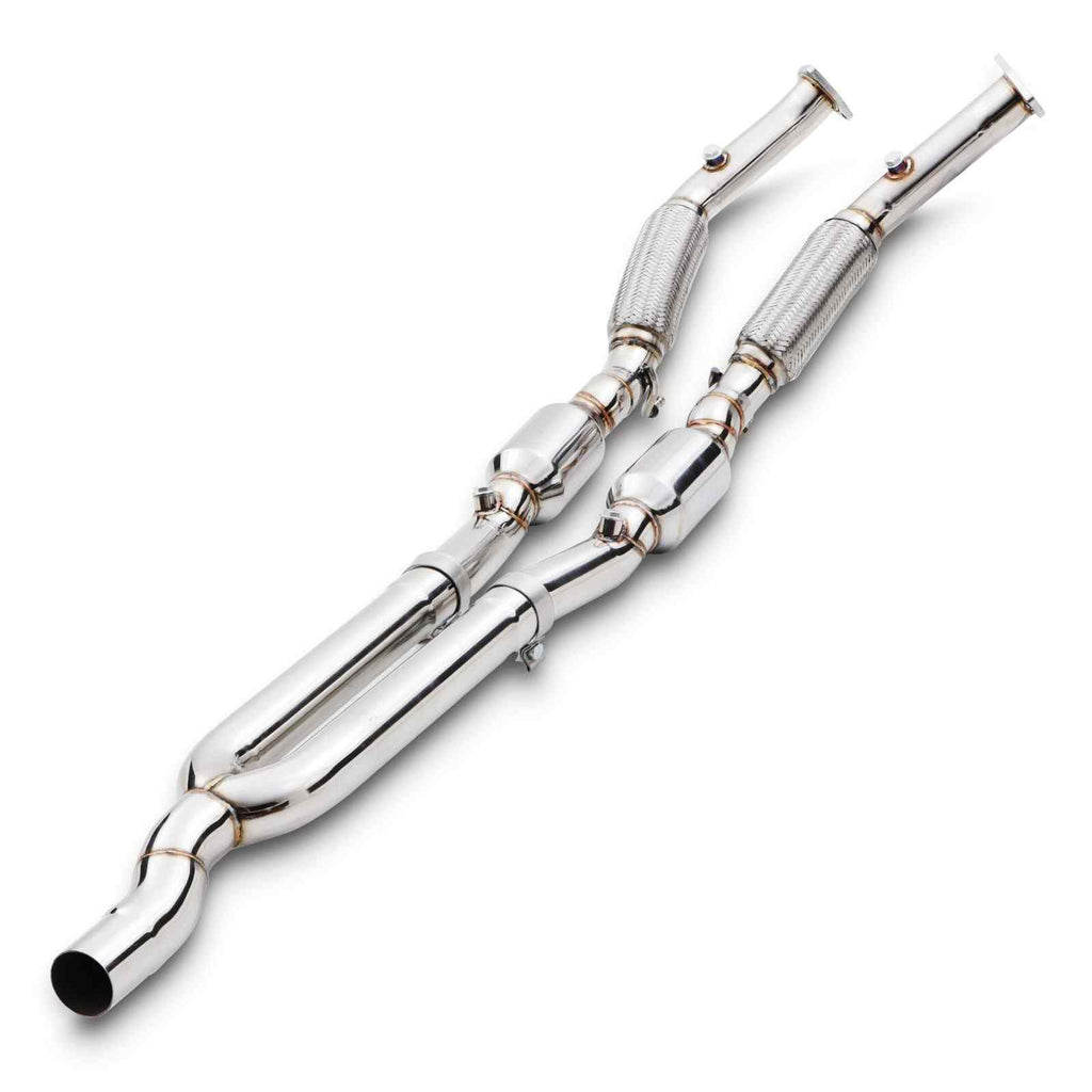 Downpipe Catalizzato Sportivo 200 Celle 2.5" VW Golf MK5 R32 3.2 05-09 - foto 7