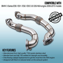 Downpipe Decat BMW 3 Series E90/E92 335i N54 06-10 - Coppia - foto 3