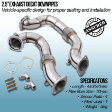 Downpipe Decat 2.5" BMW Serie 1/3 E82 E87 E88 E90 E91 E92 E93 N54 3.0 05-13 - foto 2