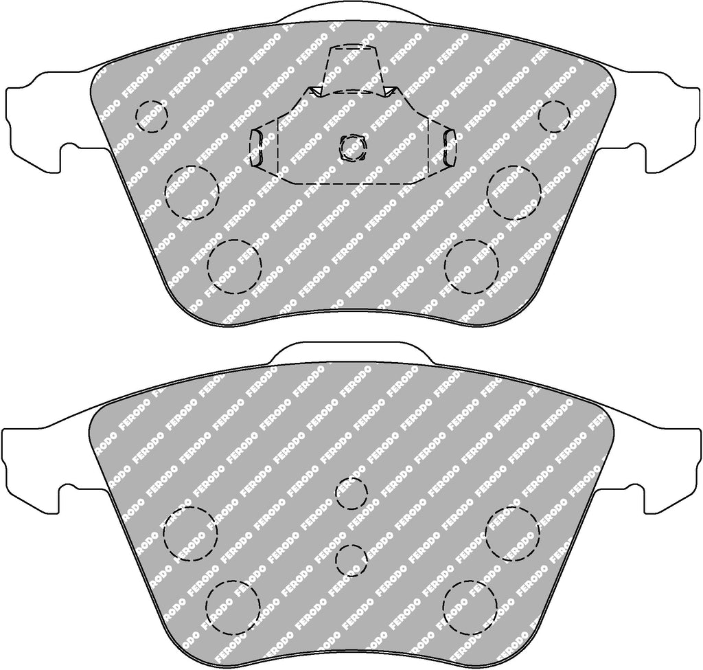 Pastiglie freni Ferodo DS2500 anteriori Seat Leon 1P, Leon Cupra 1P