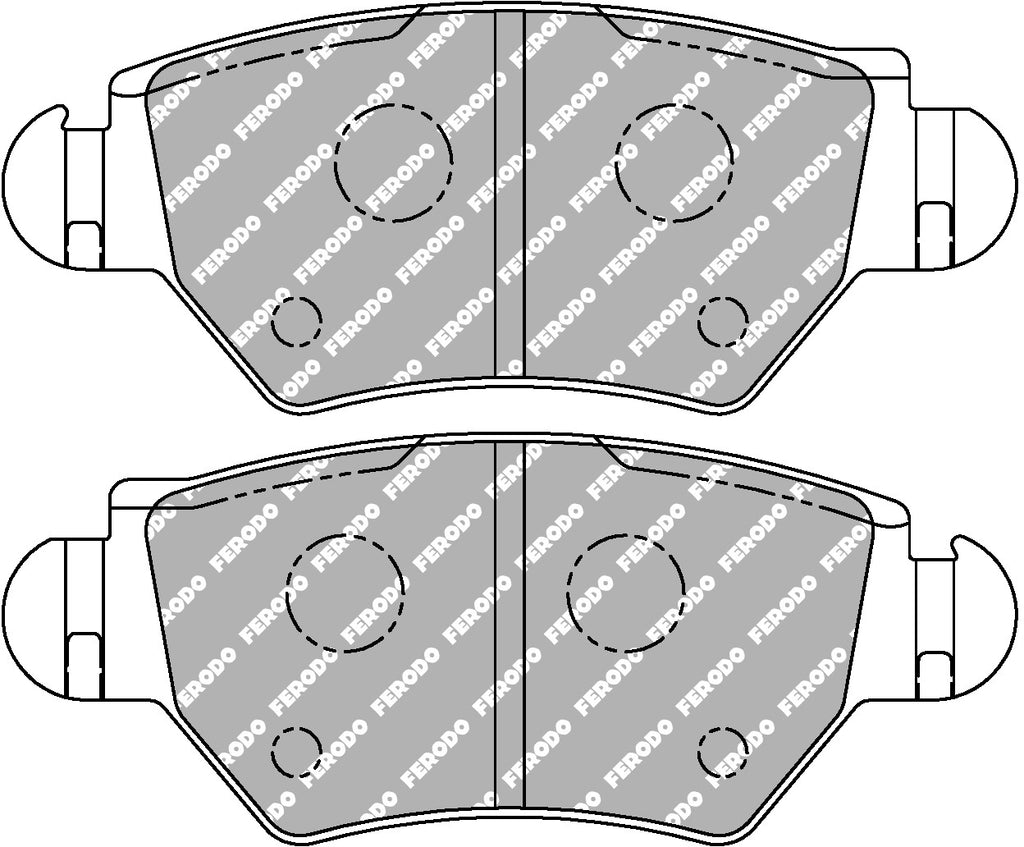 Pastiglie freni Ferodo DS Performance posteriori Opel Astra G