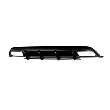 Carica l'immagine nel visualizzatore di Gallery, Diffusore stile A45 con nero terminali per A design Paraurti posteriore on Mercedes Classe A W176 2015-2018, Nero lucido