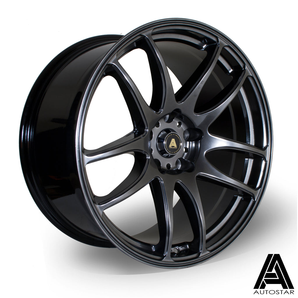 Cerchio in lega Autostar A510 19x9.5 5x114.3 ET22 Hyper Black
