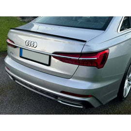 A6 C8 berlina S4 posteriore Spoiler baule Nero lucido in plastica ABS / 2019 e successivi