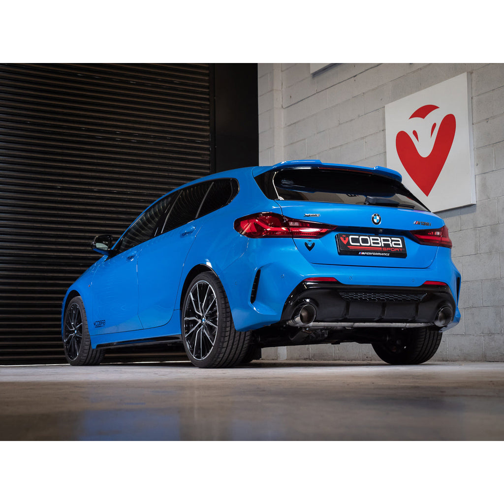 Cobra Sport Scarico sportivo Cat Back valvolato Venom Box Delete per BMW M135i F40 (2019+)