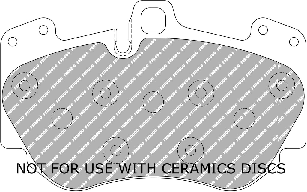 Pastiglie freni Ferodo DS2500 anteriori Porsche Cayenne 955/957
