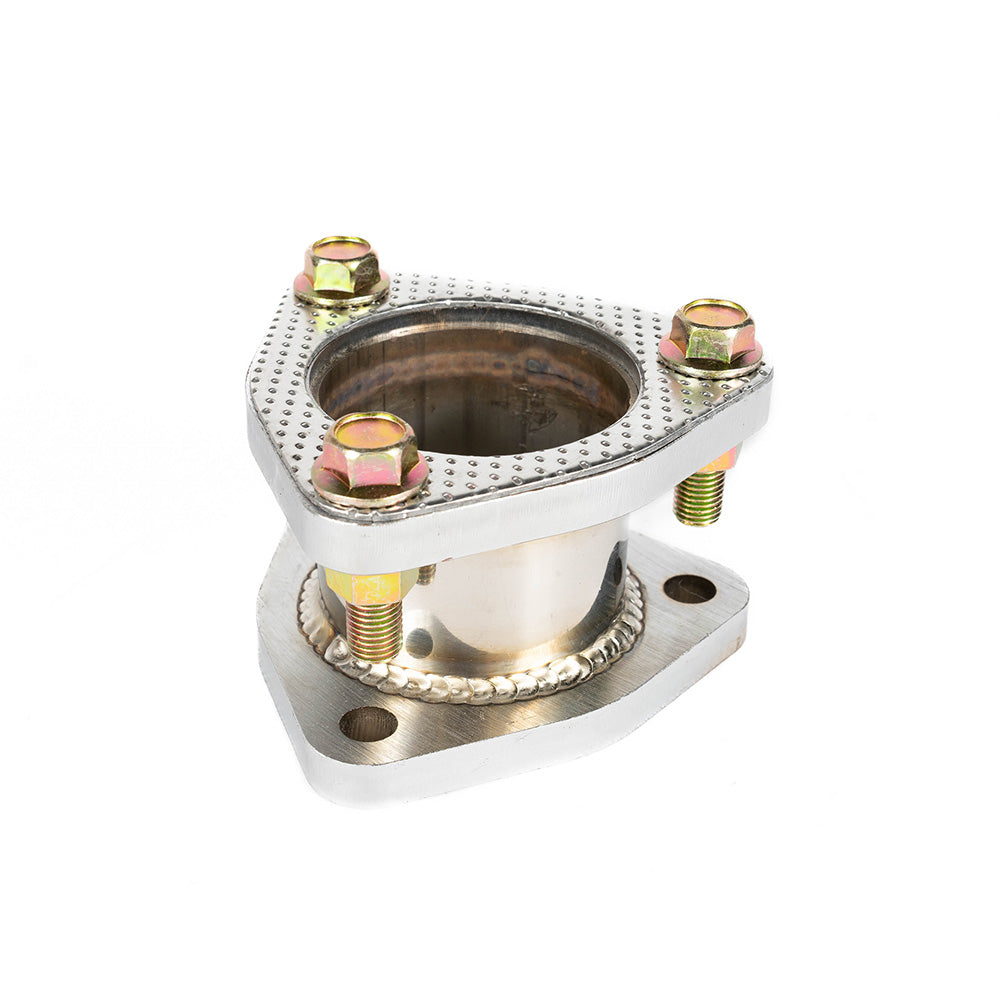 Adattatore per Saldatura Scarico SRS Inox 60,5 mm Lunghezza 60 mm Versione T