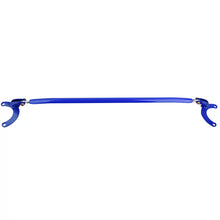 Regolabile alluminio Barra duomi blu per anteriore per Peugeot 206 + CC SW 98-08