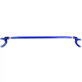 Regolabile alluminio Barra duomi blu per anteriore per Peugeot 206 + CC SW 98-08