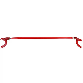Regolabile alluminio Barra duomi rosso per anteriore per Peugeot 206 + CC SW 98-08