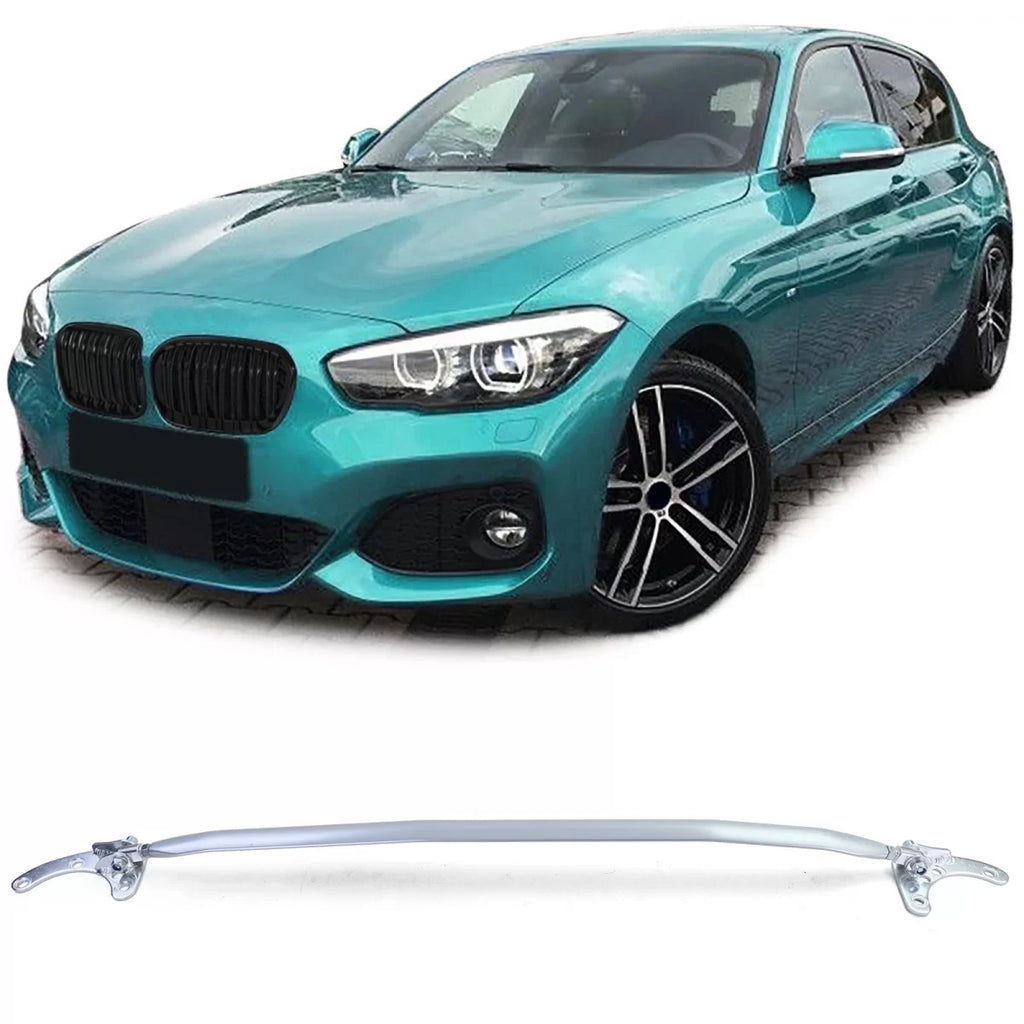 Regolabile lucidato alluminio ammortizzatore rinforzo per BMW Serie 1 F20 F21 10-19