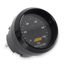 AEM Classic Oil/Fuel Pressure Manometro - 100 psi - AEM-30-4401