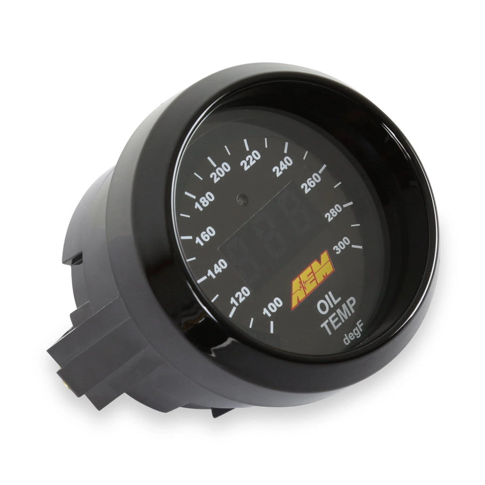 AEM Classic Water/Oil Temperature Manometro - 300°F - AEM-30-4402