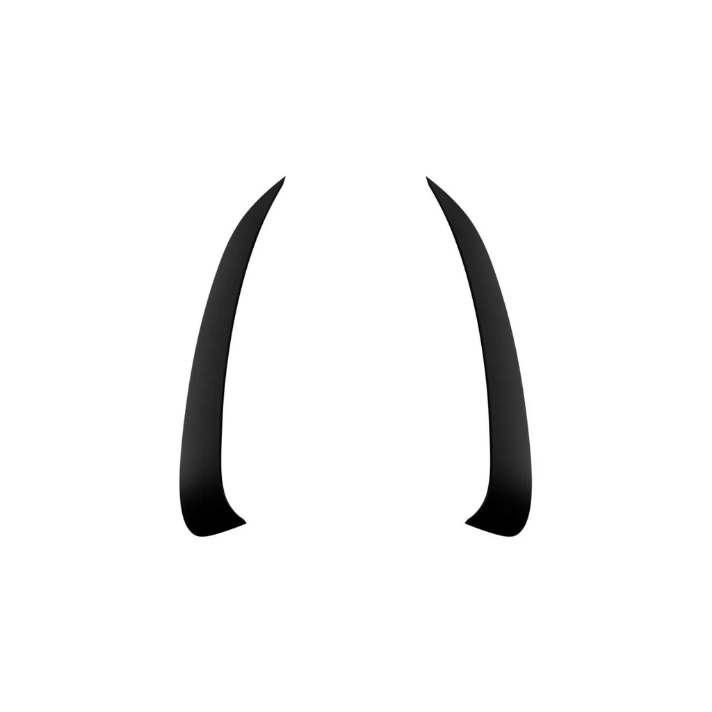 Aero appendici tipo 63 per posteriore A design paraurti di Mercedes Classe C W206, S206 dal 2021, Nero lucido