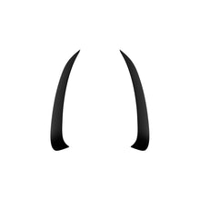 Aero appendici tipo 63 per posteriore A design paraurti di Mercedes Classe C W206, S206 dal 2021, Nero lucido