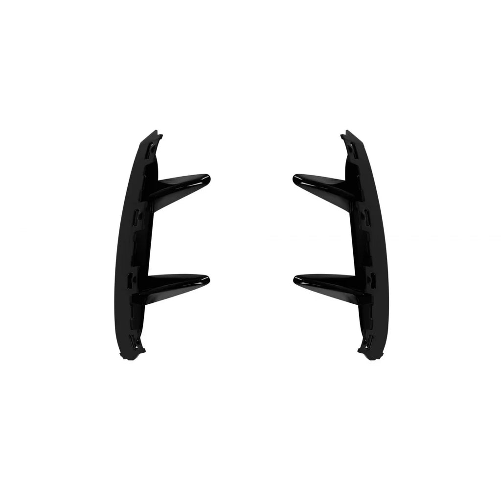 Aero additions per posteriore A design paraurti di Mercedes Classe A W177 hatchback dal 2018, Nero lucido