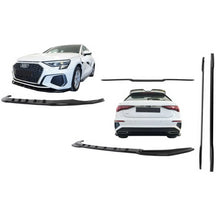 Carica l'immagine nel visualizzatore di Gallery, Aero Body kit per Audi A3 8Y (2020-2024) Sportback solo S-Line