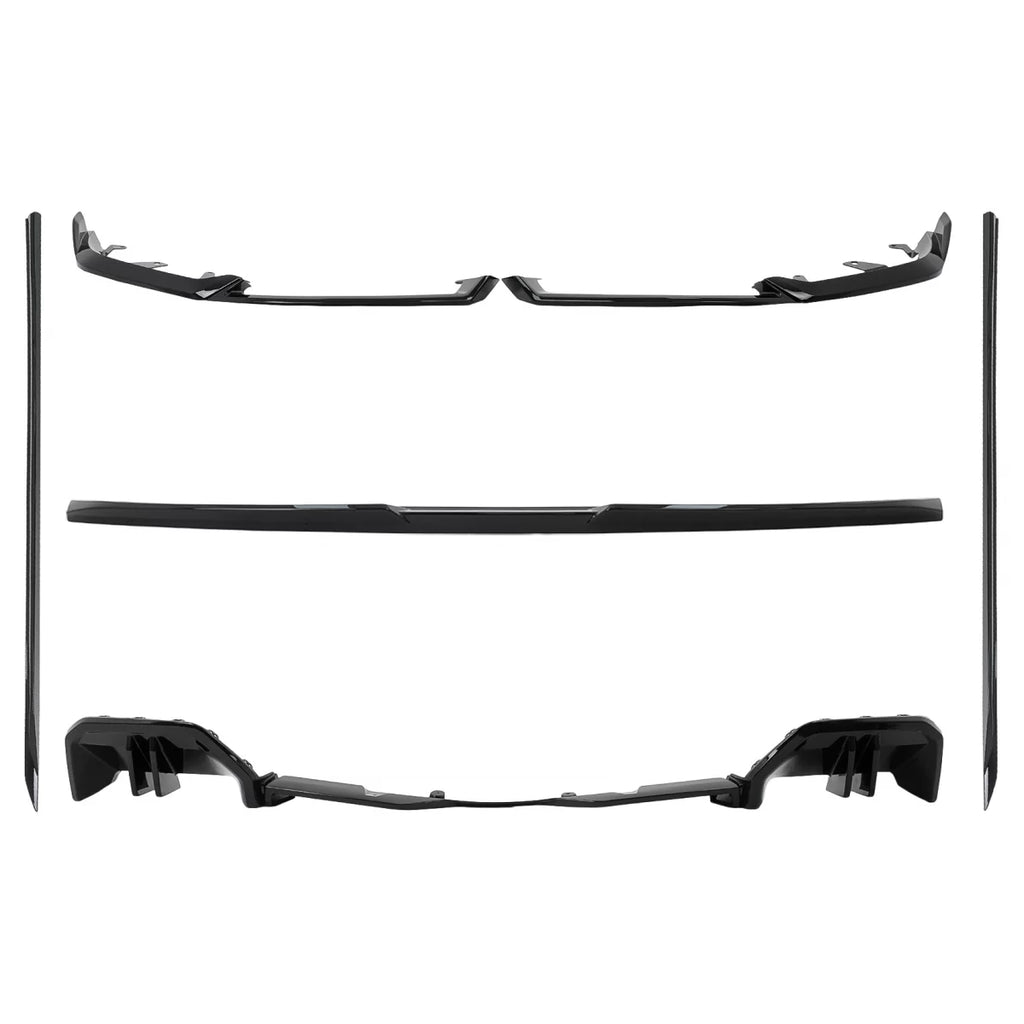 Aero Body kit per BMW Serie 5 G60 M-Tech (2023-) nero Knight design
