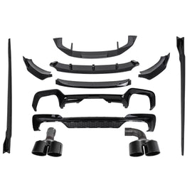 Aero Body kit per BMW X3 G01 M Sport (2018-2020) nero Knight design Nero lucido