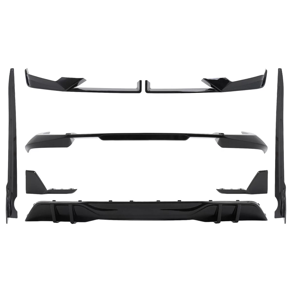 Aero Body kit per BMW X5 G05 LCI M-Tech (2023-) nero Knight design Nero lucido