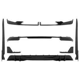 Aero Body kit per BMW X5 G05 LCI M-Tech (2023-) nero Knight design Nero lucido