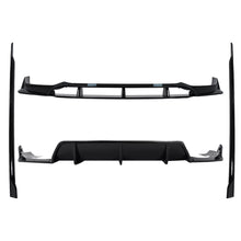 Carica l'immagine nel visualizzatore di Gallery, Aero Body kit per BMW X6 G06 (10.2019-03.2023) M-Tech nero Knight design Nero lucido