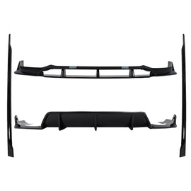 Aero Body kit per BMW X6 G06 (10.2019-03.2023) M-Tech nero Knight design Nero lucido