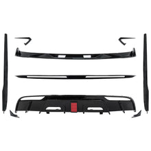 Carica l'immagine nel visualizzatore di Gallery, Aero Body kit estensione per Tesla modello 3 (2023 e successivi) paraurti Lip aria diffusore Nero lucido