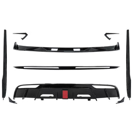 Aero Body kit estensione per Tesla modello 3 (2023 e successivi) paraurti Lip aria diffusore Nero lucido