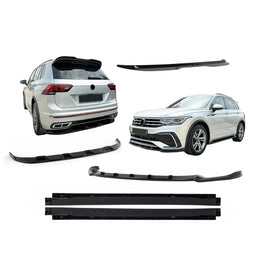 Aero Body kit per VW Tiguan II Mk2 R/ R Line restyling (2020-2024) nero