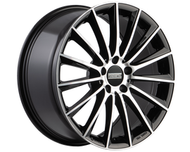 Cerchio in Lega Fondmetal INSPIRED AIDON (FMI04) 18x8 ET38 5x112 GLOSSY BLACK MACHINED