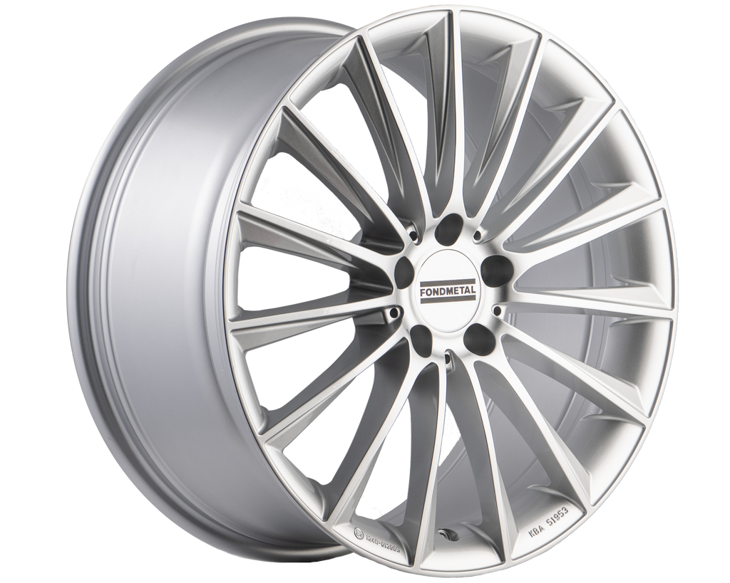 Cerchio in Lega Fondmetal -until stocks last- INSPIRED AIDON (FMI04) 19x8 ET48 5x112 GLOSSY SILVER